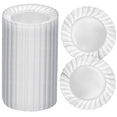 Plastic deals paper plates